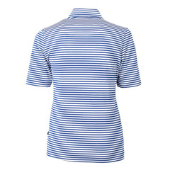 Philadelphia Phillies Cutter & Buck Women's Virtue Eco Pique Stripe Top - Blue - MLB Sale