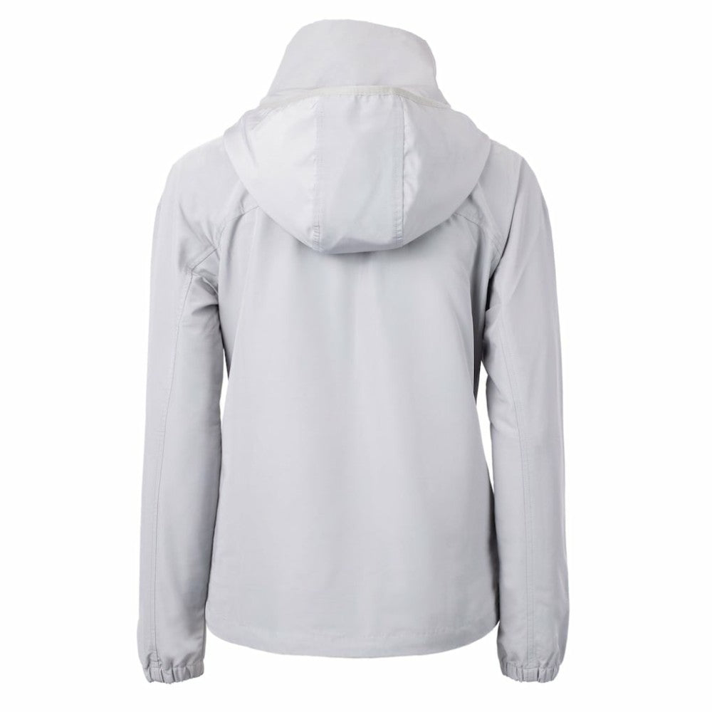Chicago Cubs Cutter & Buck Women's Charter Eco Recycled Full-Zip Jacket - Gray - MLB Lifestyle