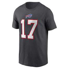 Nike Josh Allen Buffalo Bills Player Name & Number T-Shirt Anthracite