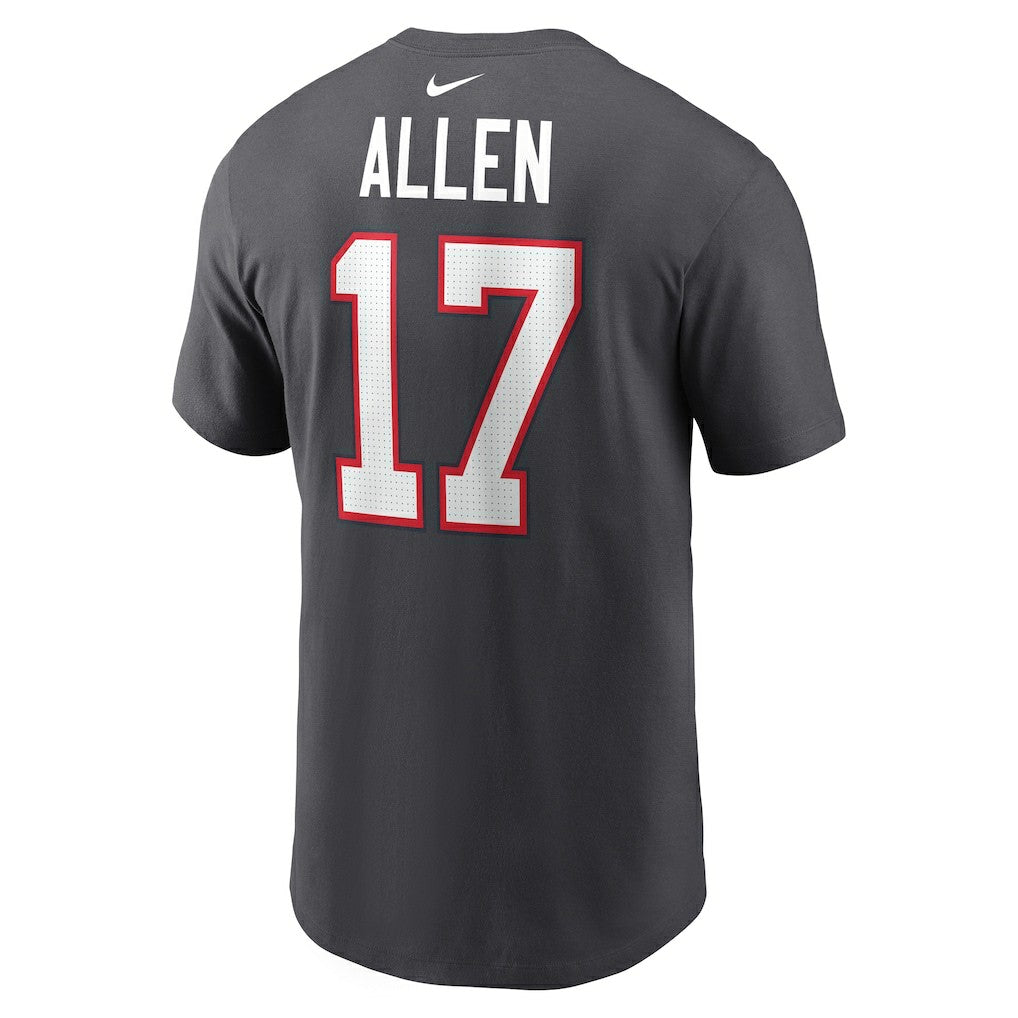Nike Josh Allen Buffalo Bills Player Name & Number T-Shirt Anthracite