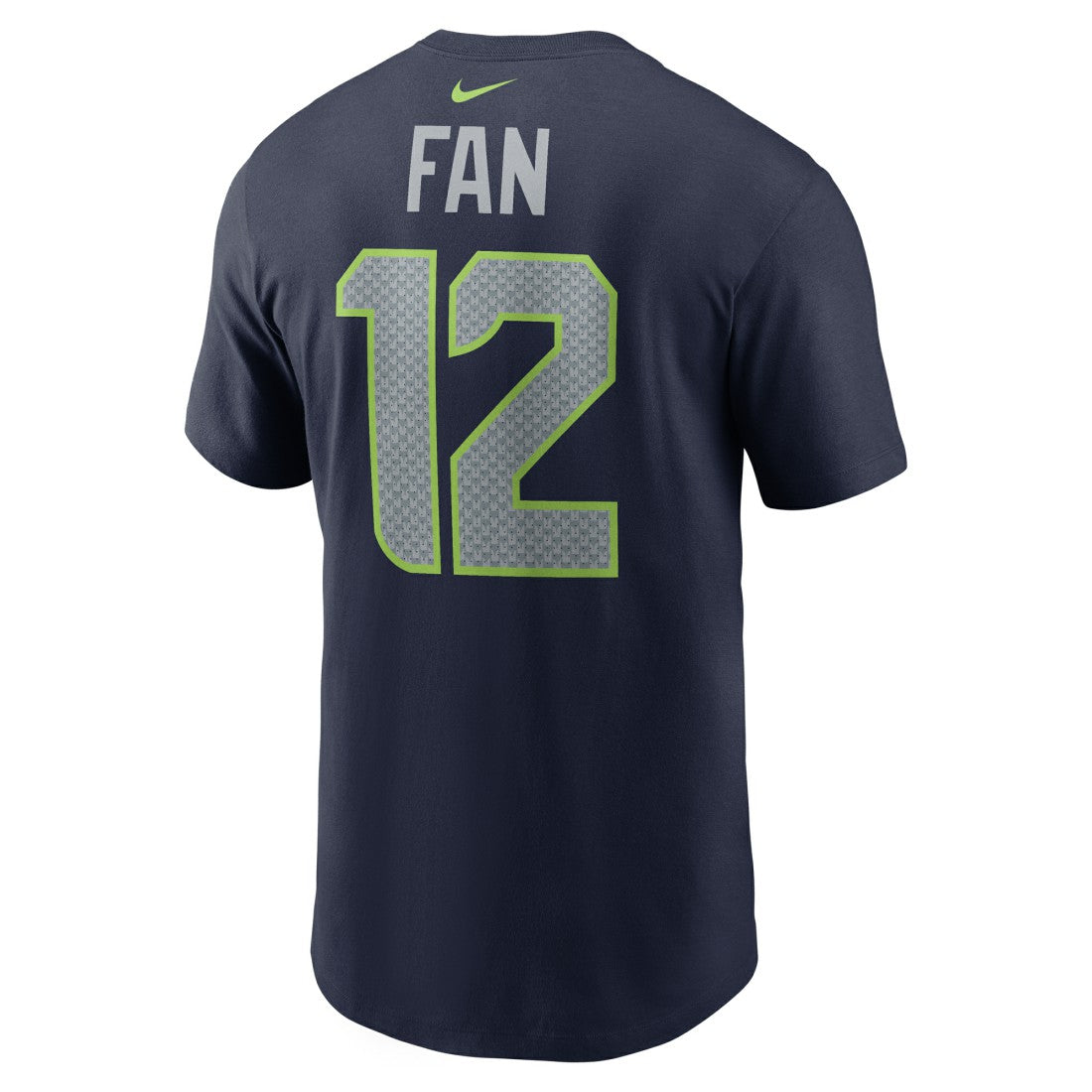 Nike 12s Seattle Seahawks Name & Number T-Shirt College Navy