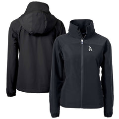 Los Angeles Dodgers Cutter & Buck Women's Charter Eco Recycled Full-Zip Jacket - Black - MLB Online