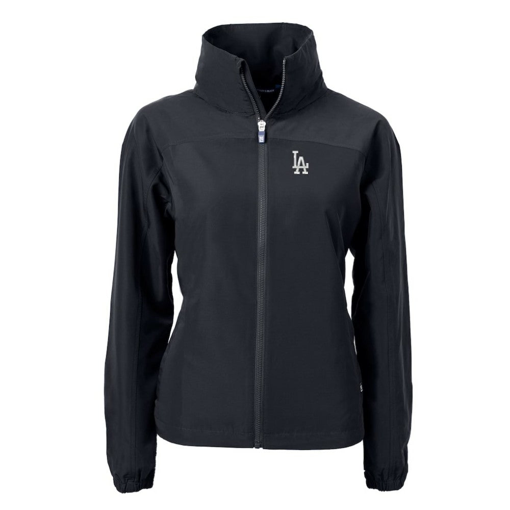 Los Angeles Dodgers Cutter & Buck Women's Charter Eco Recycled Full-Zip Jacket - Black - MLB Online