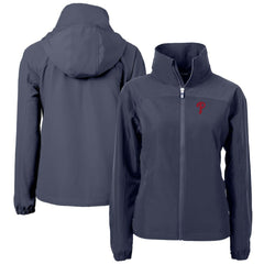 Philadelphia Phillies Cutter & Buck Women's Charter Eco Recycled Full-Zip Jacket - Navy - MLB Sale