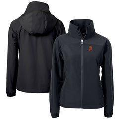 San Francisco Giants Cutter & Buck Women's Charter Eco Recycled Full-Zip Jacket - Black - MLB on Sale