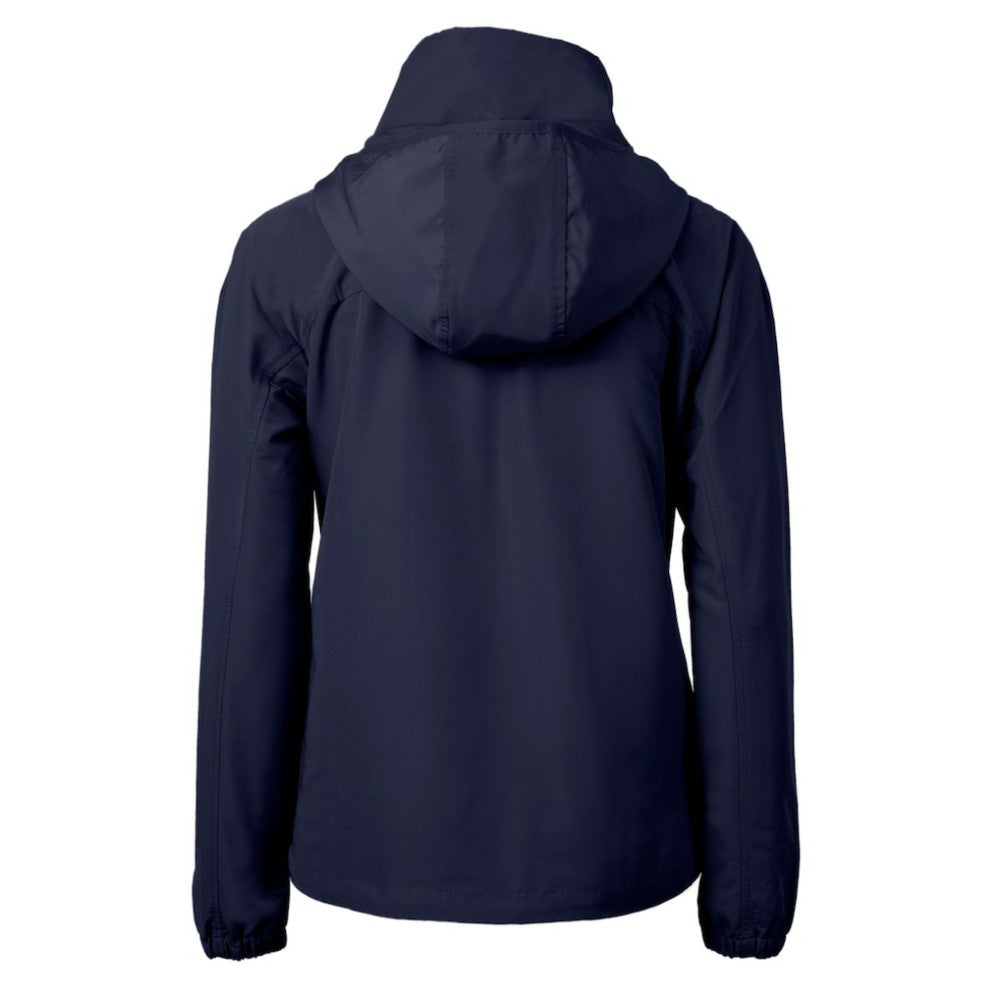 Atlanta Braves Cutter & Buck Women's Charter Eco Recycled Half-Zip Anorak Jacket - Navy - MLB Online