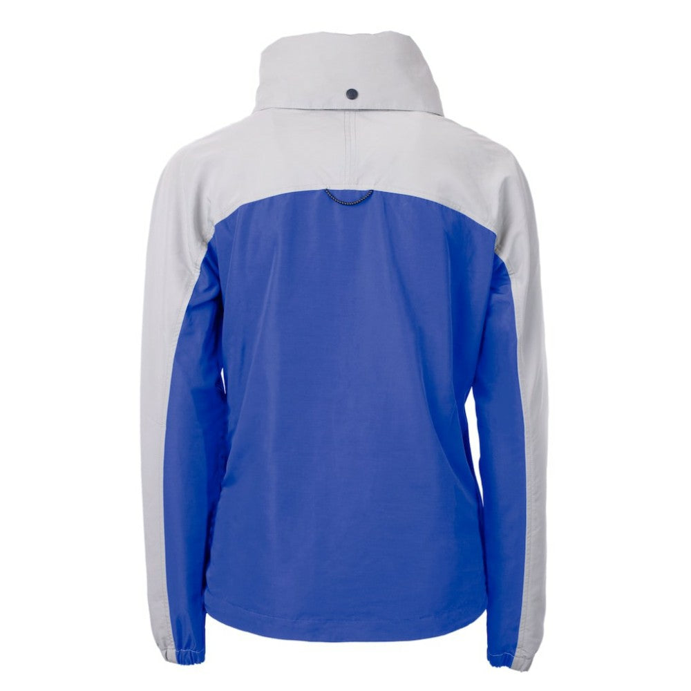 Philadelphia Phillies Cutter & Buck Women's Charter Eco Recycled Half-Zip Anorak Jacket - Royal - MLB Discount