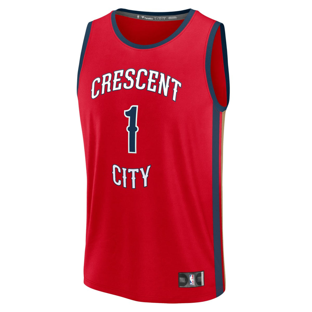 Zion Williamson New Orleans Pelicans Fast Break Replica Jersey Statement Edition Red | Fanatics outlet