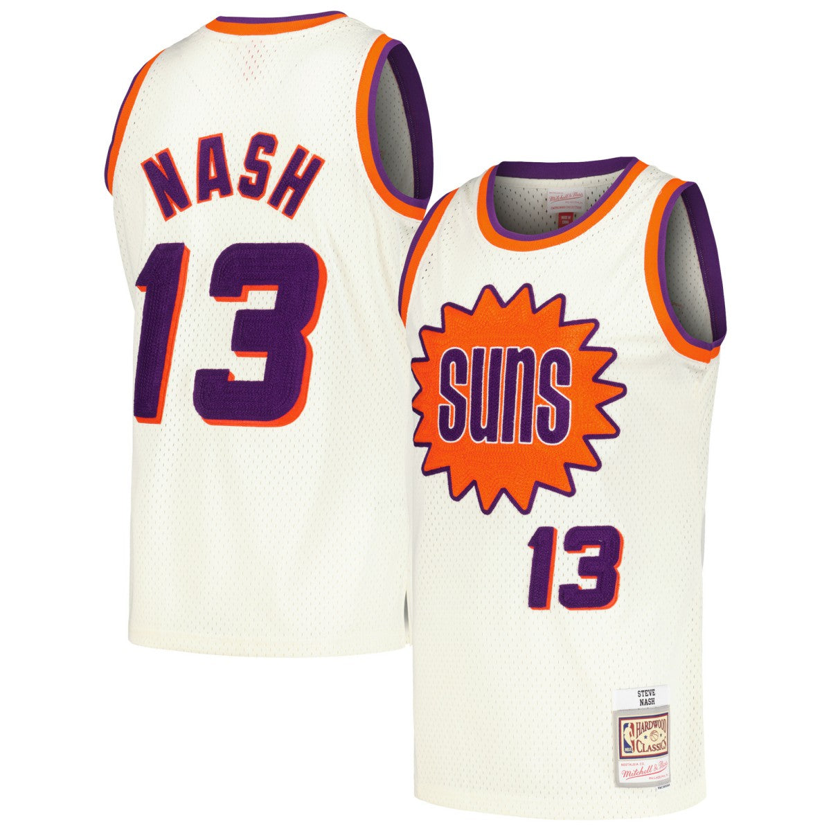 Steve Nash Phoenix Suns Chainstitch Swingman Jersey Cream | Mitchell & Ness outlet
