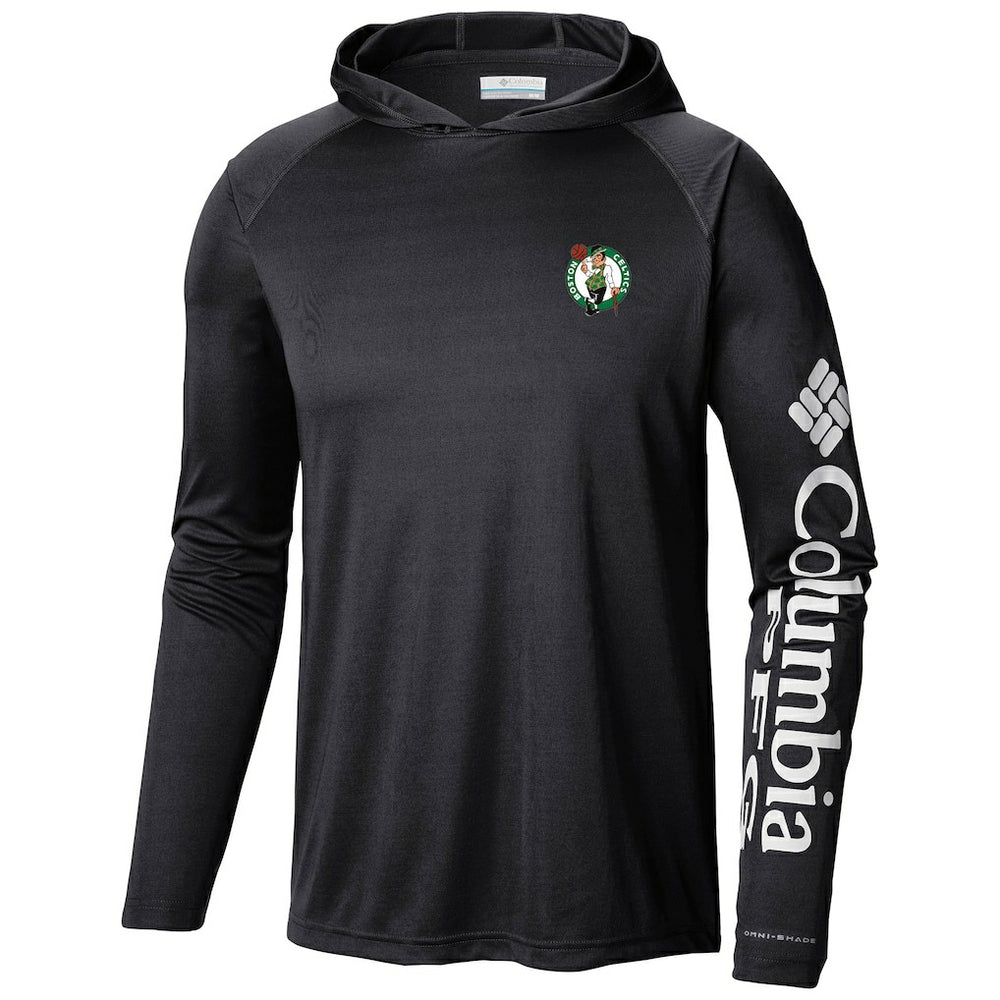 Boston Celtics Terminal Tackle Long Sleeve Hoodie T-Shirt Black | Columbia for sale