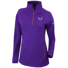 Charlotte Hornets Women's Omni-Wick Outward Nine Quarter-Zip Pullover Top Purple | Columbia outlet