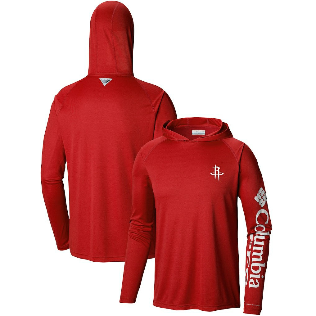 Houston Rockets Terminal Tackle Long Sleeve Hoodie T-Shirt for sale Red | Columbia for sale