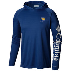 Indiana Pacers Terminal Tackle Long Sleeve Hoodie T-Shirt Navy | Columbia Lifestyle