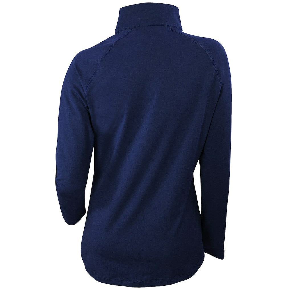 Denver Nuggets Women's Omni-Wick Outward Nine Quarter-Zip Pullover Top for sale Navy | Columbia