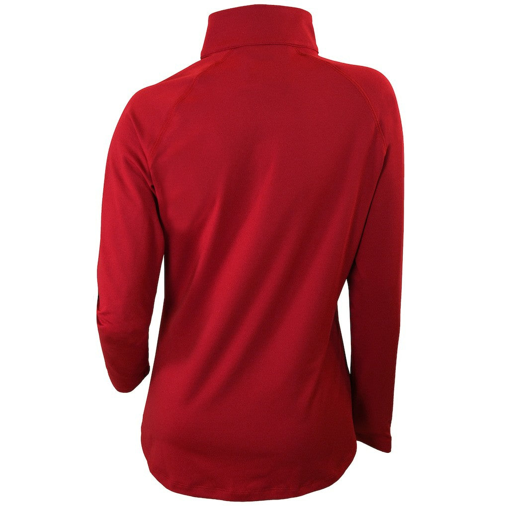 Detroit Pistons Women's Omni-Wick Outward Nine Quarter-Zip Pullover Top for sale Red | Columbia US