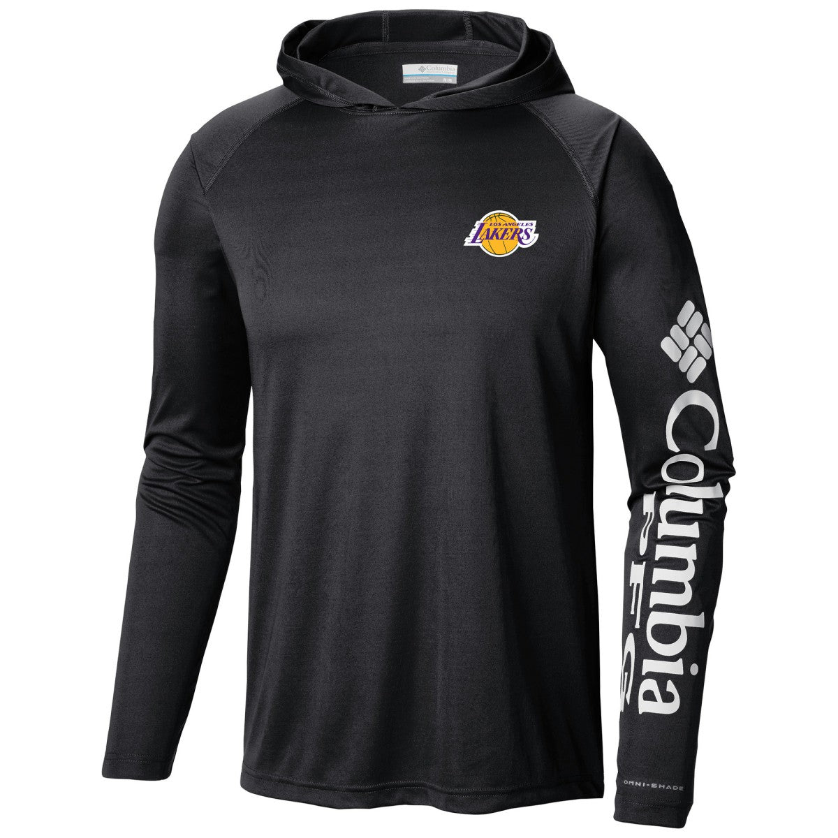 Los Angeles Lakers Terminal Tackle Long Sleeve Hoodie T-Shirt Black | Columbia for sale