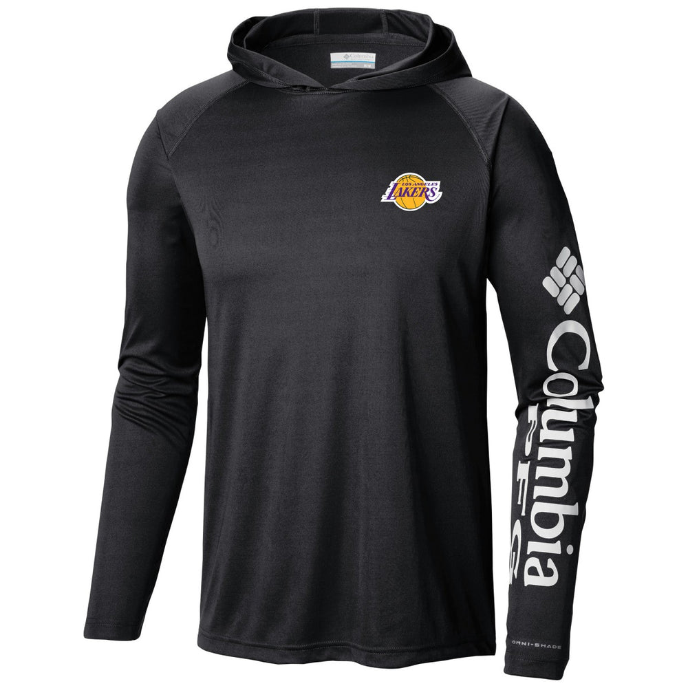 Los Angeles Lakers Terminal Tackle Long Sleeve Hoodie T-Shirt Black | Columbia for sale