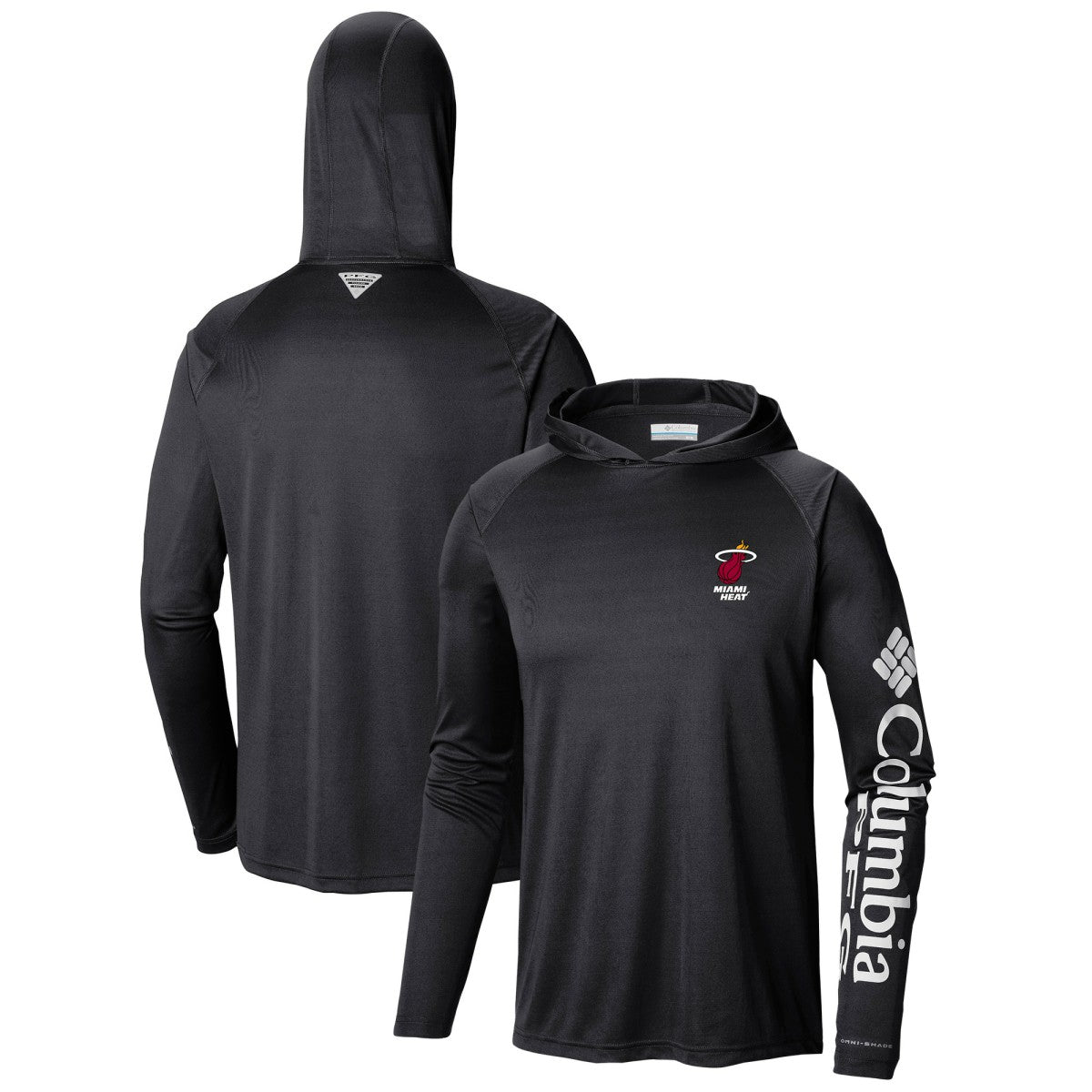 Miami Heat Terminal Tackle Long Sleeve Hoodie T-Shirt Black | Columbia discount