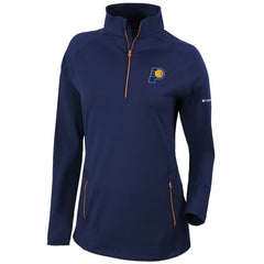 Indiana Pacers Women's Omni-Wick Outward Nine Quarter-Zip Pullover Top Navy | Columbia outlet