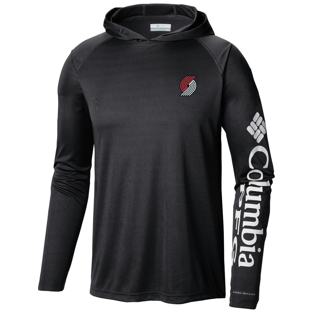 Portland Trail Blazers Terminal Tackle Long Sleeve Hoodie T-Shirt Black | Columbia discount