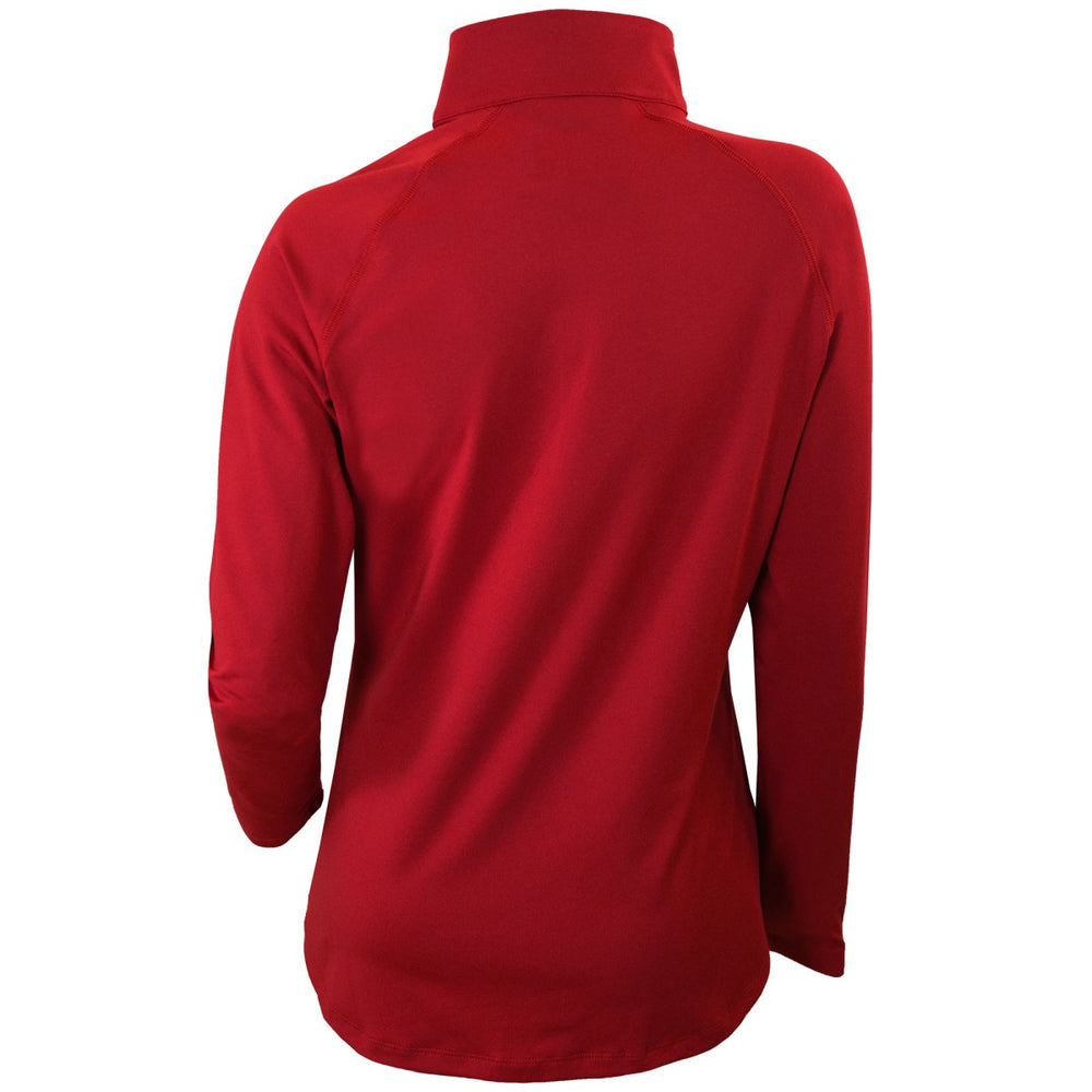 New Orleans Pelicans Women's Omni-Wick Outward Nine Quarter-Zip Pullover Top Red | Columbia online