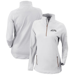 San Antonio Spurs Women's Omni-Wick Outward Nine Quarter-Zip Pullover Top White | Columbia discount