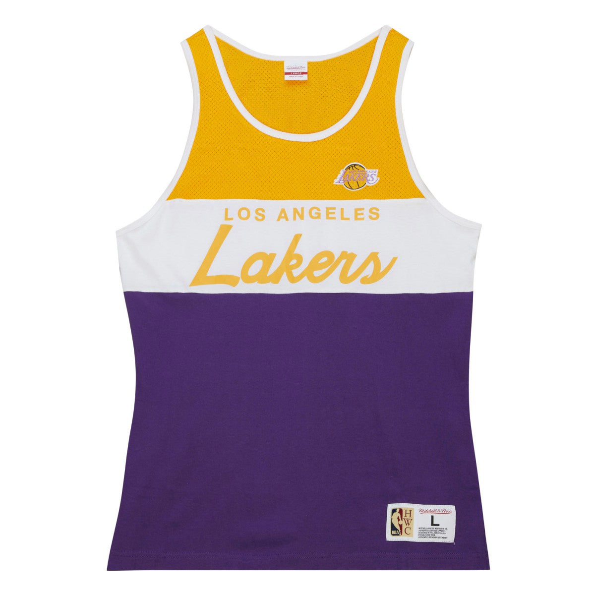 Los Angeles Lakers Special Script Tank Top Purple | Mitchell & Ness Lifestyle