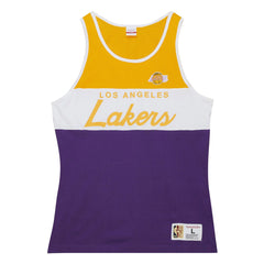 Los Angeles Lakers Special Script Tank Top Purple | Mitchell & Ness Lifestyle