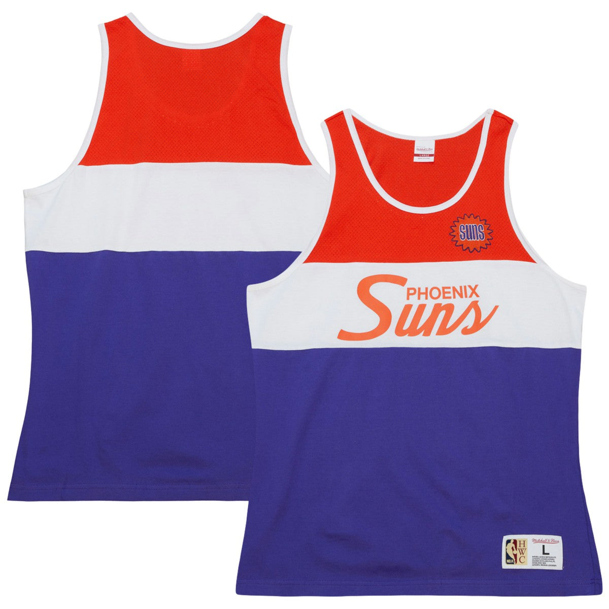 Phoenix Suns Special Script Tank Top Purple | Mitchell & Ness discount