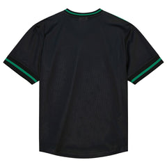 Boston Celtics Jumbotron 3.0 Mesh V-Neck T-Shirt Kelly Green | Mitchell & Ness online