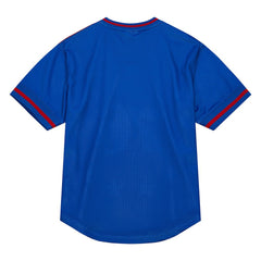 Philadelphia 76ers Jumbotron 3.0 Mesh V-Neck T-Shirt Red | Mitchell & Ness online