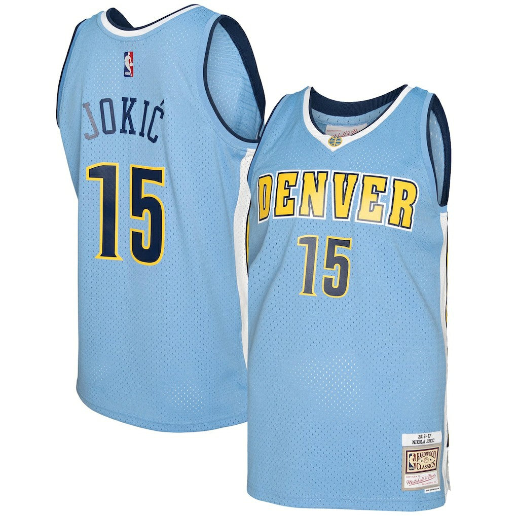 Nikola Jokic Denver Nuggets 2016/17 Swingman Jersey for sale Light Blue | Mitchell & Ness US