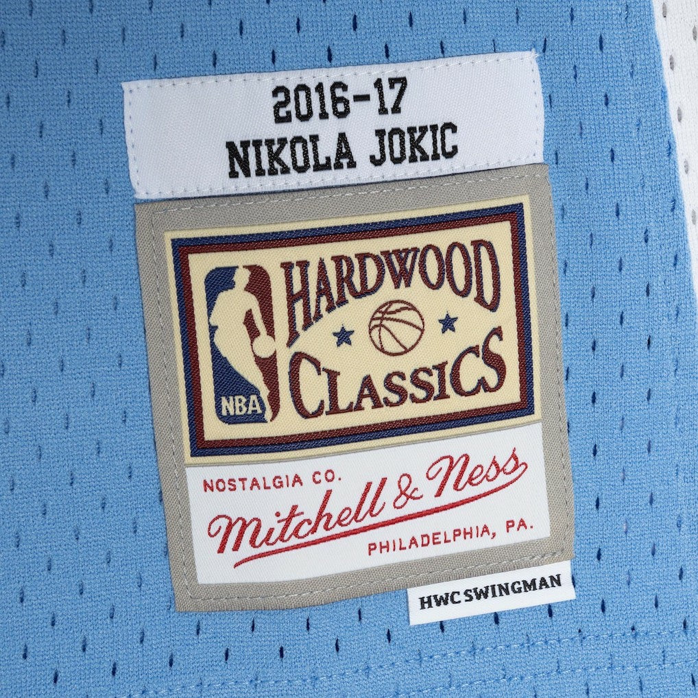 Nikola Jokic Denver Nuggets 2016/17 Swingman Jersey for sale Light Blue | Mitchell & Ness US
