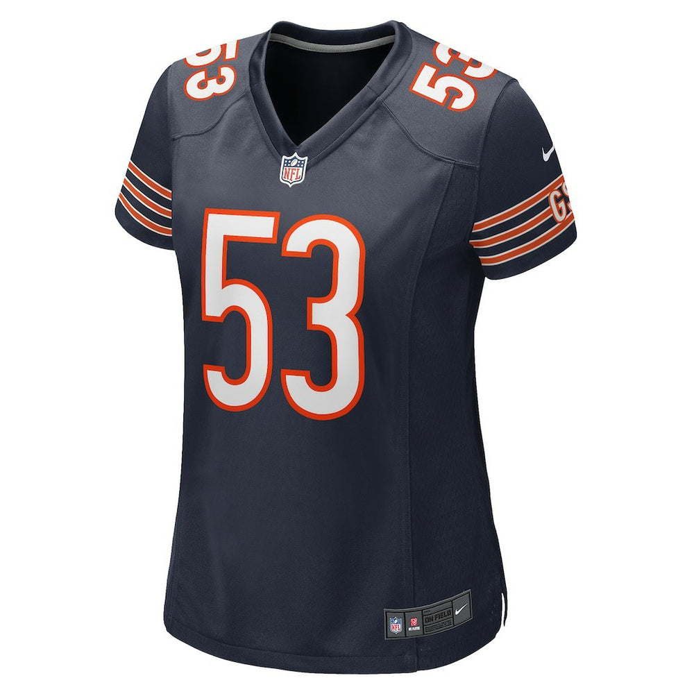 Nike TJ Edwards Chicago Bears Women's Game Player Jersey Navy