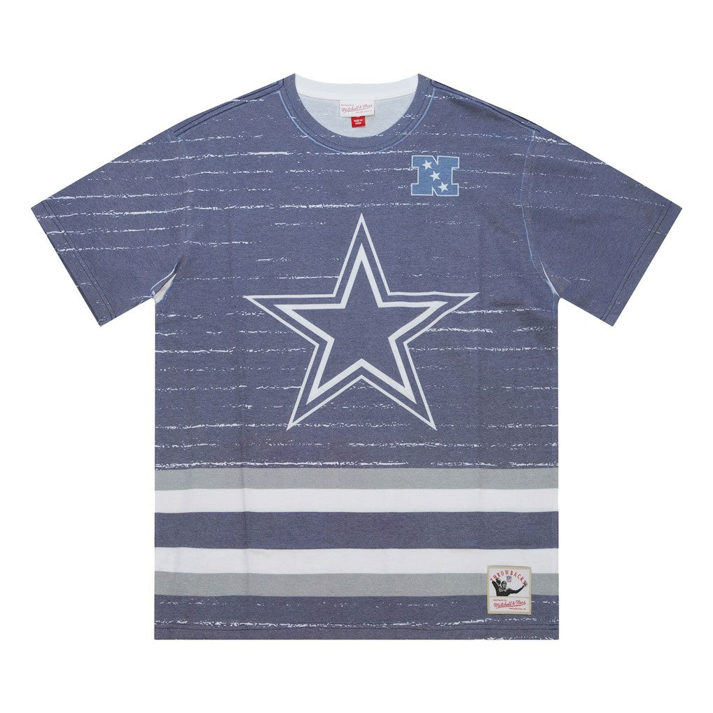 Mitchell & Ness Dallas Cowboys Jumbotron 3.0 T-Shirt Navy