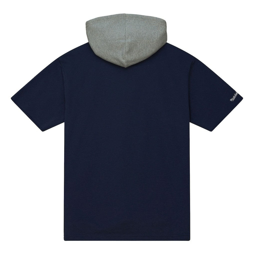 Mitchell & Ness Dallas Cowboys Postgame Short Sleeve Hoodie Navy