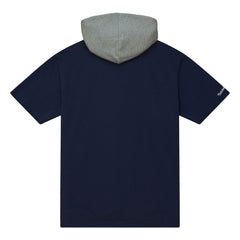 Mitchell & Ness Dallas Cowboys Postgame Short Sleeve Hoodie Navy