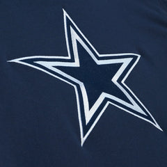 Mitchell & Ness Dallas Cowboys Postgame Short Sleeve Hoodie Navy