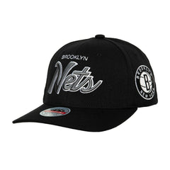 Brooklyn Nets MVP Team Script 2.0 Stretch-Snapback Hat Black | Mitchell & Ness outlet