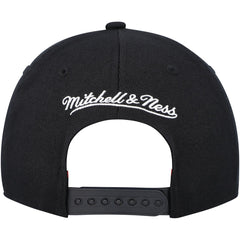 Toronto Raptors MVP Team Script 2.0 Stretch Snapback Hat Black | Mitchell & Ness