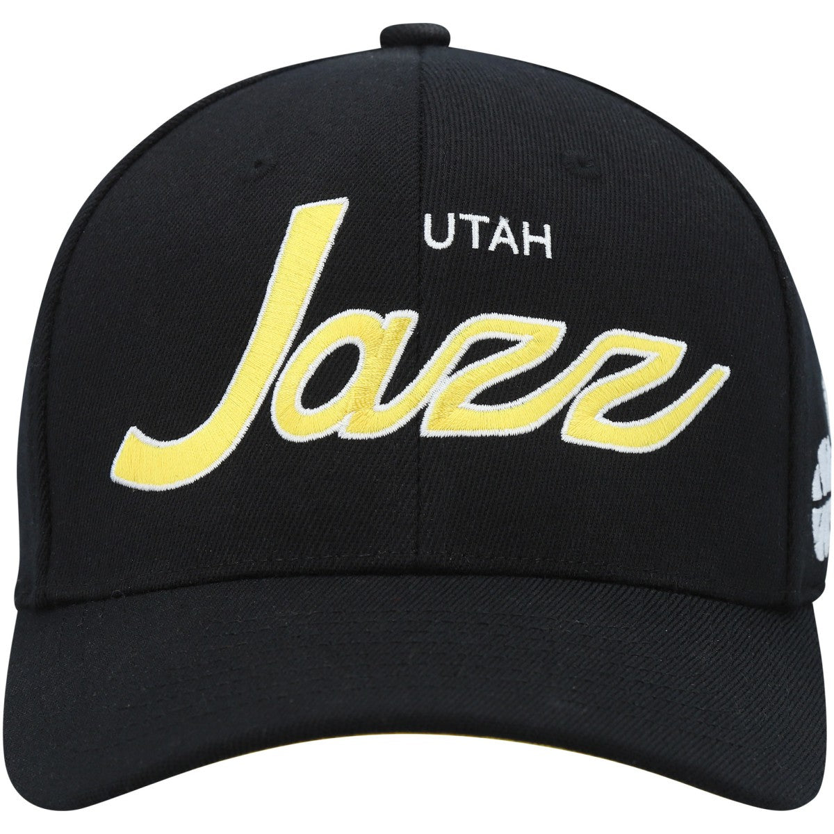 Utah Jazz MVP Team Script 2.0 Stretch Snapback Hat Black | Mitchell & Ness outlet