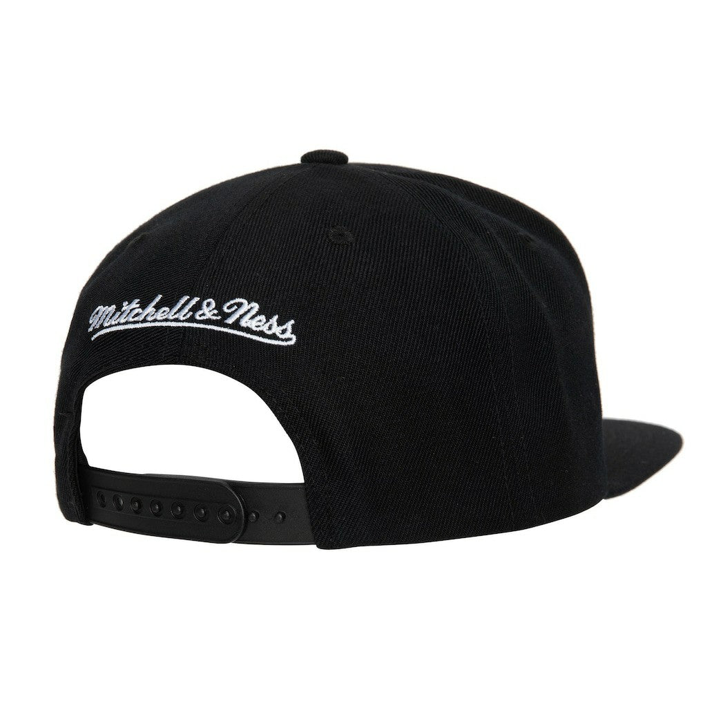 Golden State Warriors Hardwood Classics MVP Team Script 2.0 Snapback Hat for sale Black | Mitchell & Ness discount