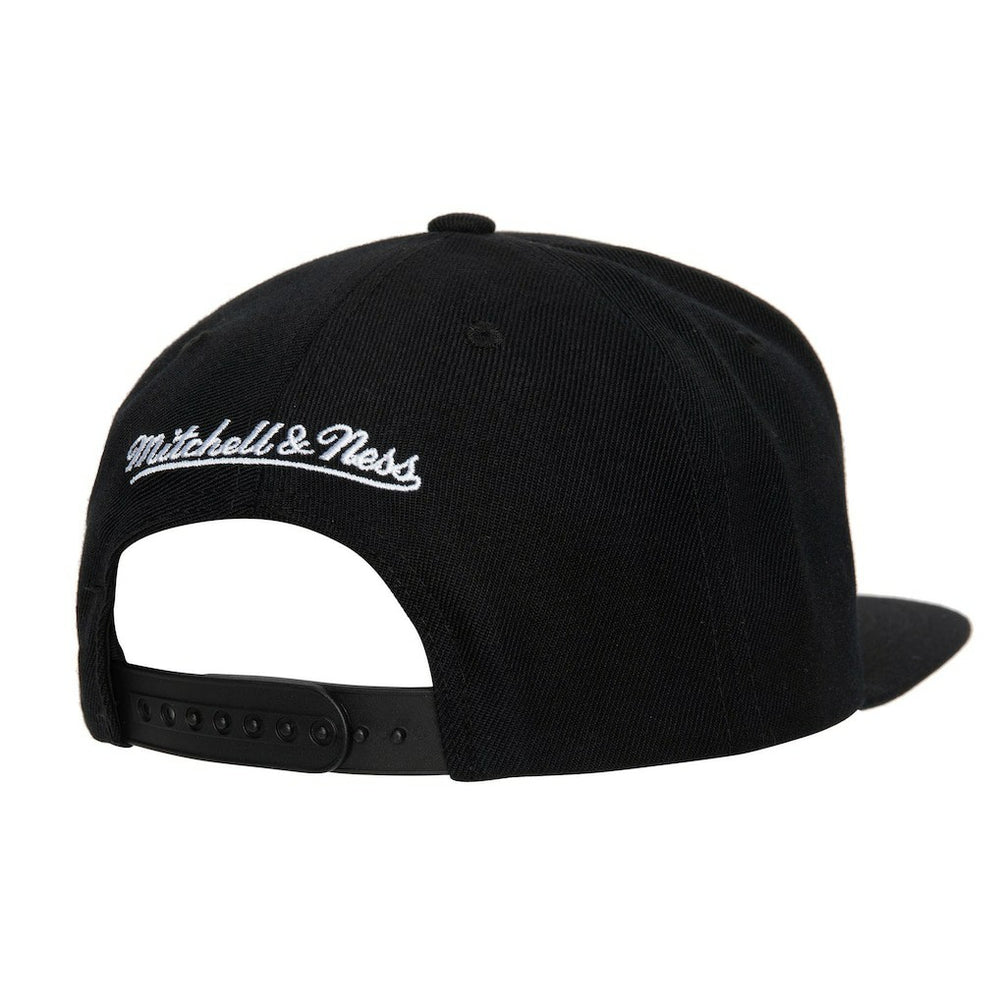 Golden State Warriors Hardwood Classics MVP Team Script 2.0 Snapback Hat for sale Black | Mitchell & Ness discount