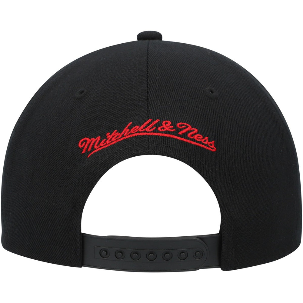 Miami Heat Hardwood Classics MVP Team Script 2.0 Snapback Hat Black | Mitchell & Ness outlet