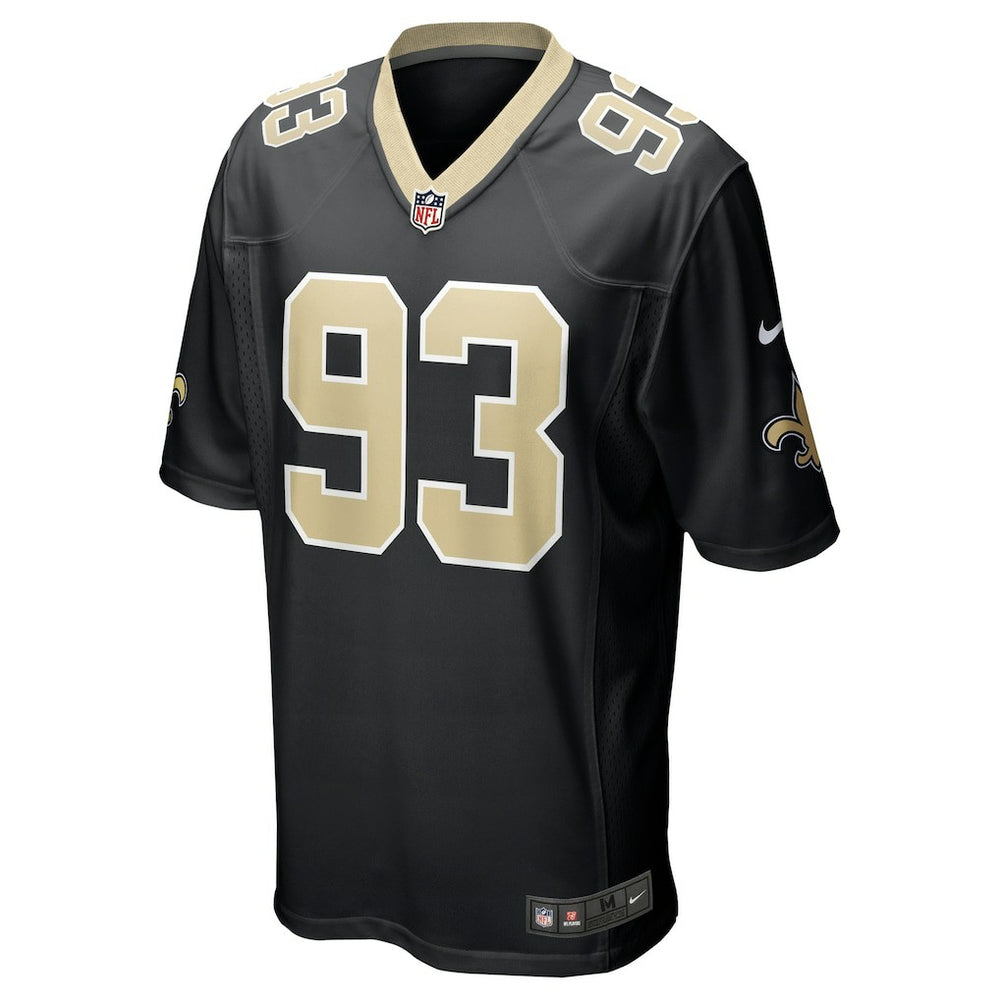 Nike Nathan Shepherd New Orleans Saints Game Jersey Black