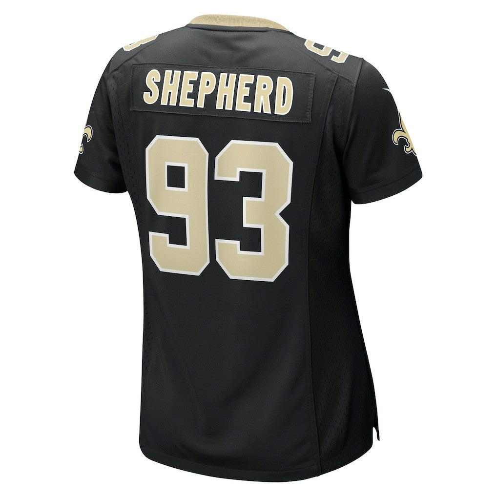 Nike Nathan Shepherd New Orleans Saints Women's Game Jersey Black