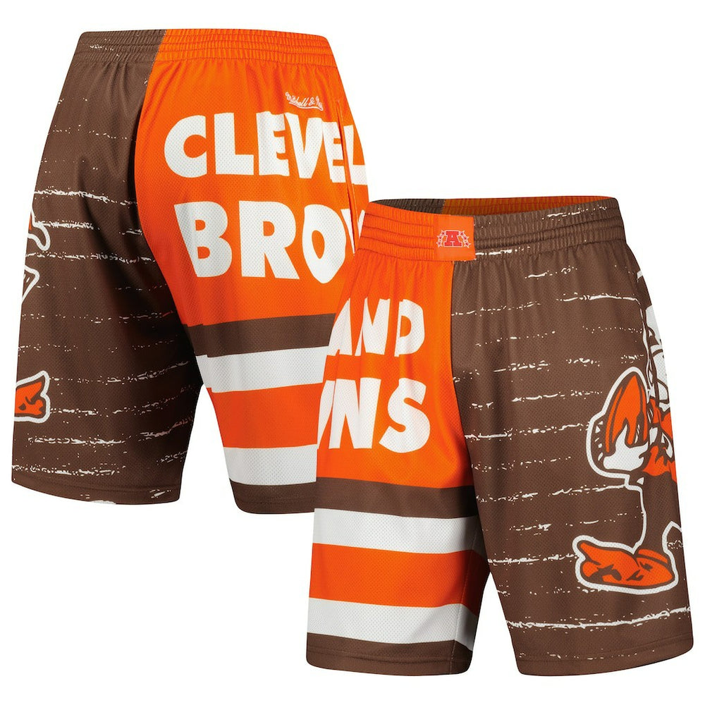 Mitchell & Ness Cleveland Browns Jumbotron 3.0 Shorts Brown