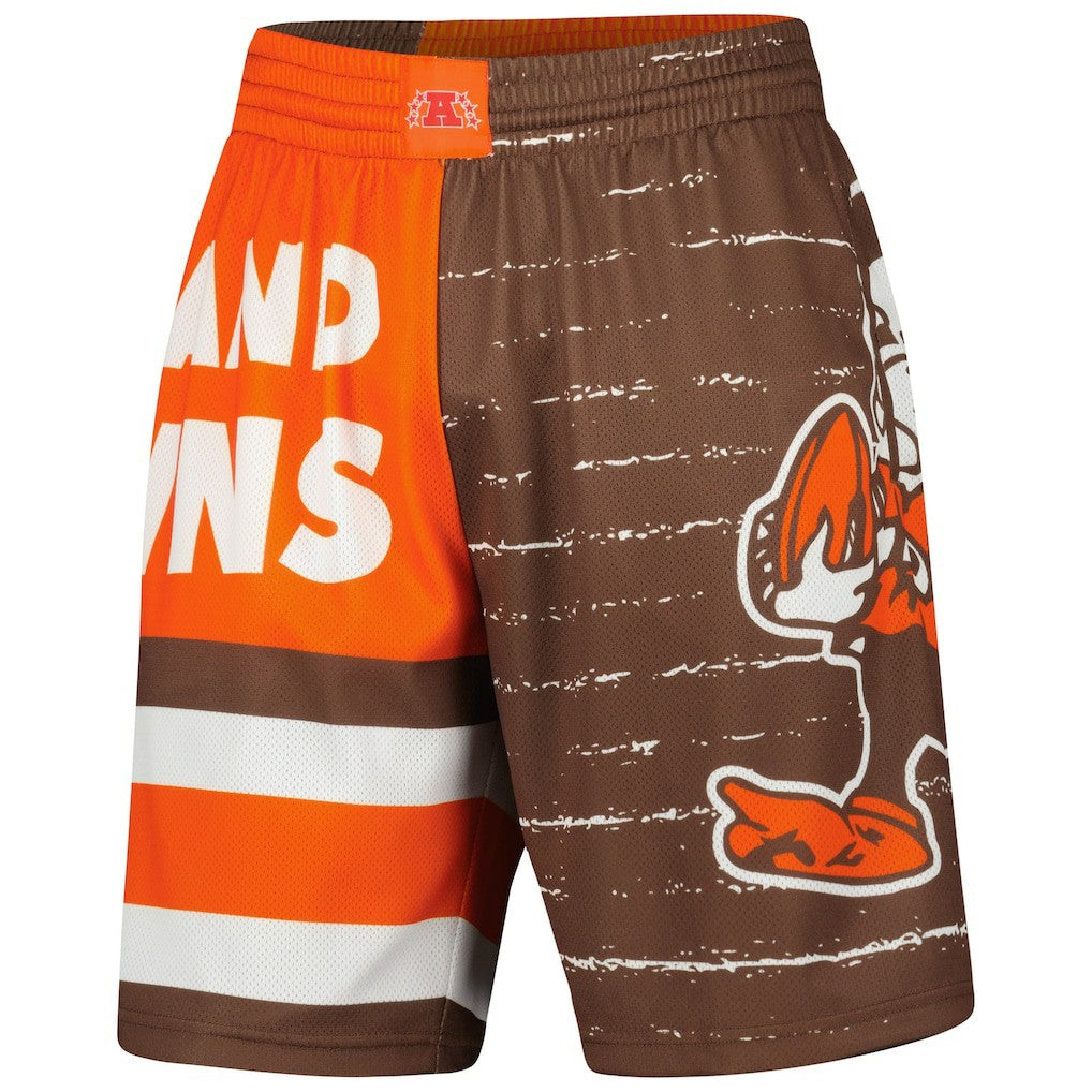Mitchell & Ness Cleveland Browns Jumbotron 3.0 Shorts Brown