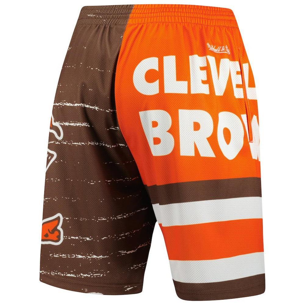 Mitchell & Ness Cleveland Browns Jumbotron 3.0 Shorts Brown