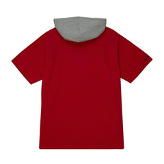 Mitchell & Ness Kansas City Chiefs Postgame Short Sleeve Hoodie Red